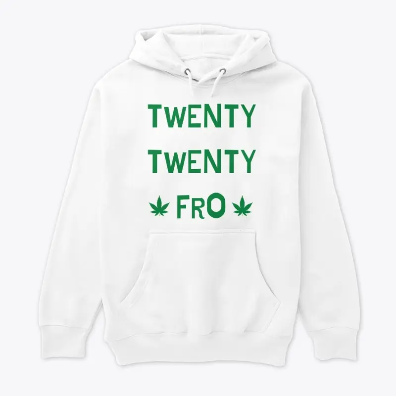 Twenty Twenty Fro Green Letters